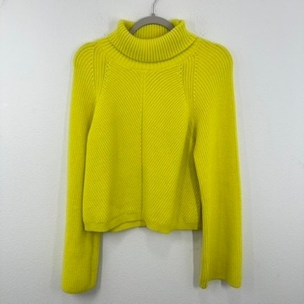 Maeve Vibrant Yellow Cowl Neck Sweater